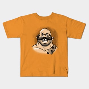 Flex Moustachio! Kids T-Shirt